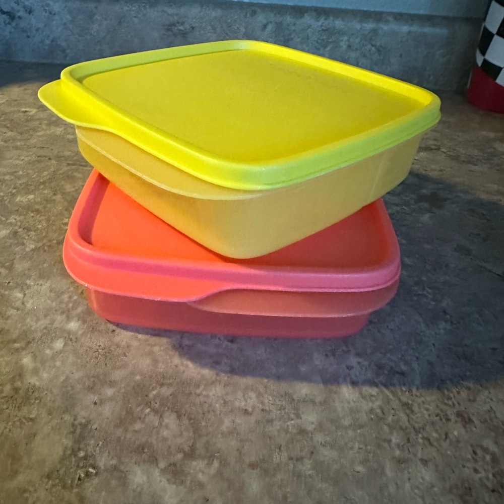 Tupperware Colorful Food Storage Containers